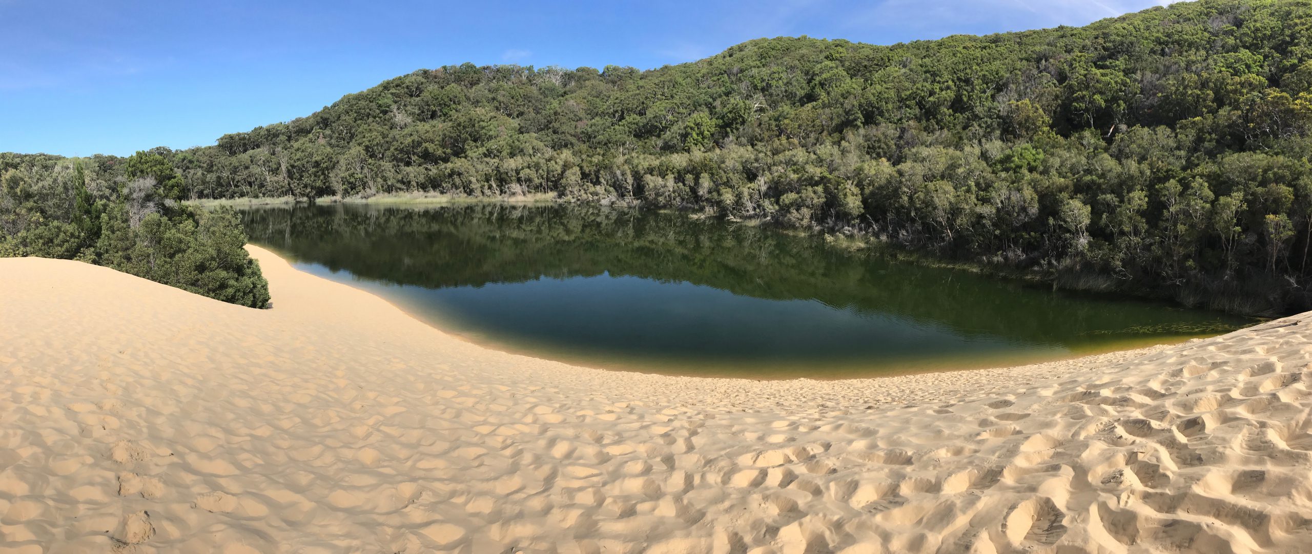 Lake Wabby on Fraser Island