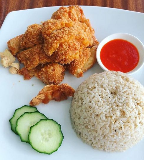 Vegan Asian fried chicken via Veg Out Travel