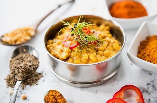Vegan curry via Roti, Chorlton