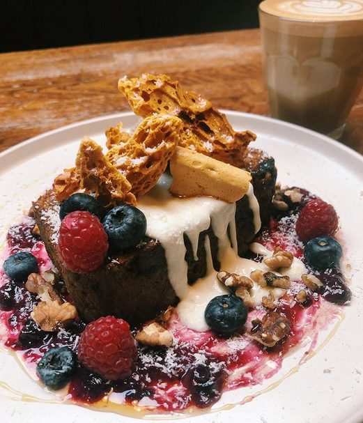 Vegan french toast via Another Heart to Feed, Manchester