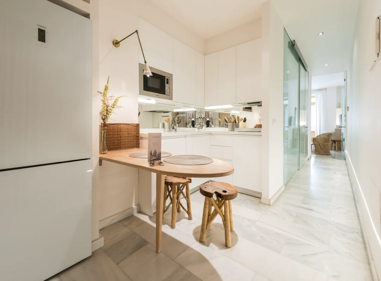 kitchen the perennial prince apartment madrid